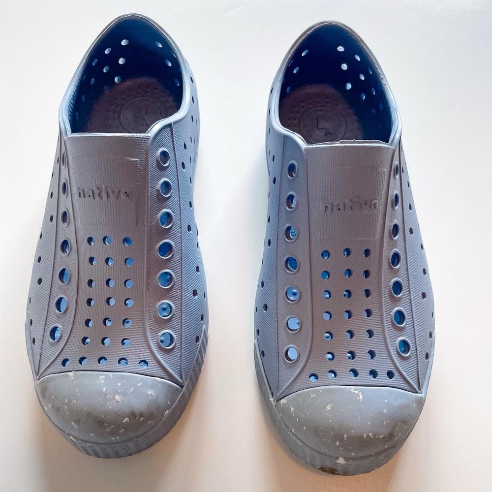 Native Kids Blue Slip-On Shoes
